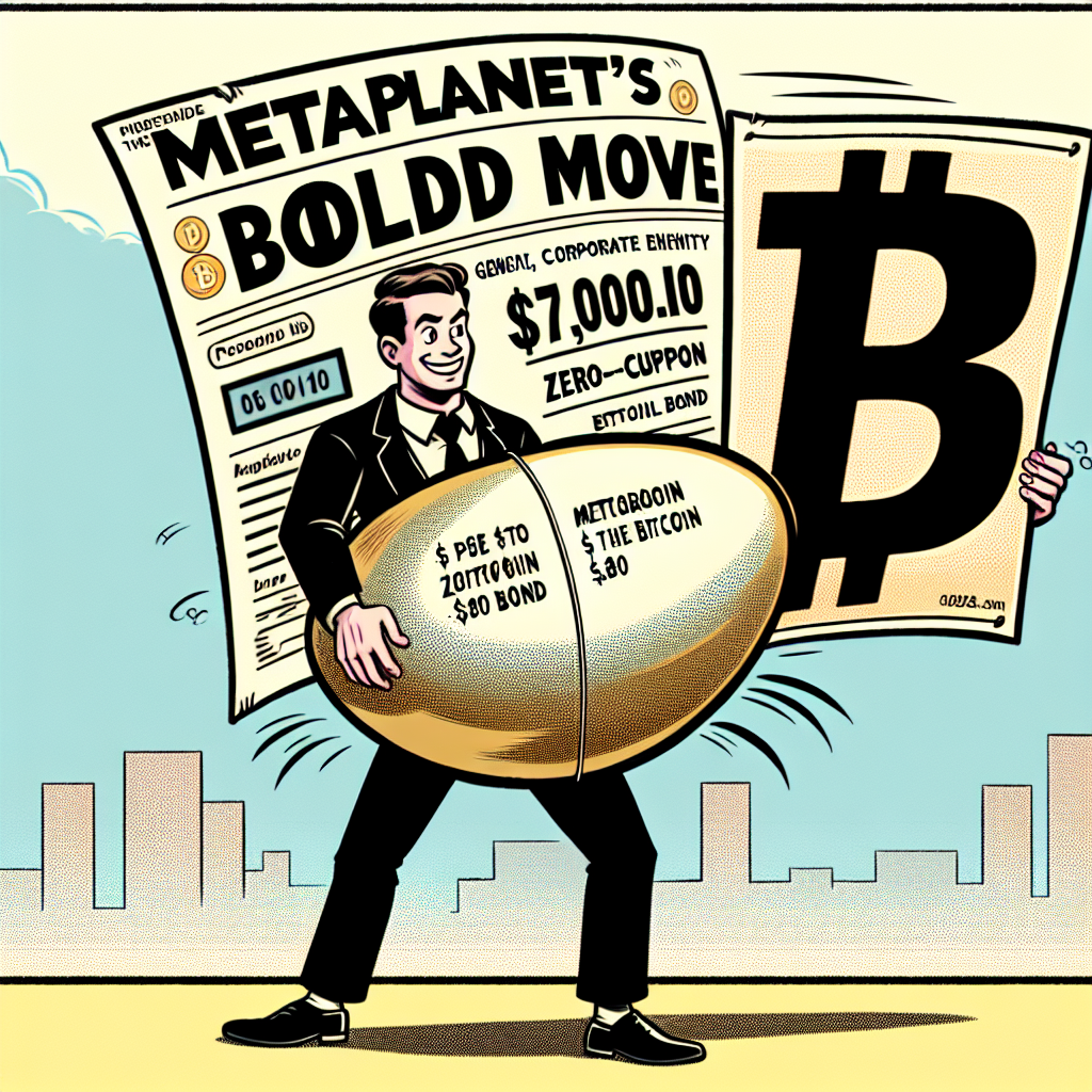 Metaplanet's Bold Move: Issuing Zero-Coupon Bonds to Double Down on Bitcoin
